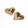 Heart Sequin & Beaded Motif