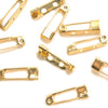 Brooch Pins - Safety Back w Sew-on Holes (10 Pack)