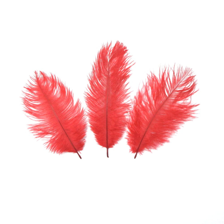 Ostrich Feather Plume 15-20cm (3 Pack)