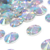 Round Rivoli Resin Sew-On Rhinestones