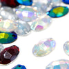 Oval / Ellipse Resin Sew-On Rhinestones
