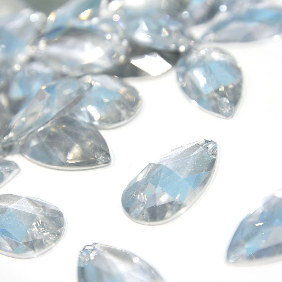 Teardrop/Pear Resin Sew-On Rhinestones