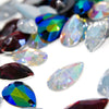 Teardrop/Pear Resin Sew-On Rhinestones
