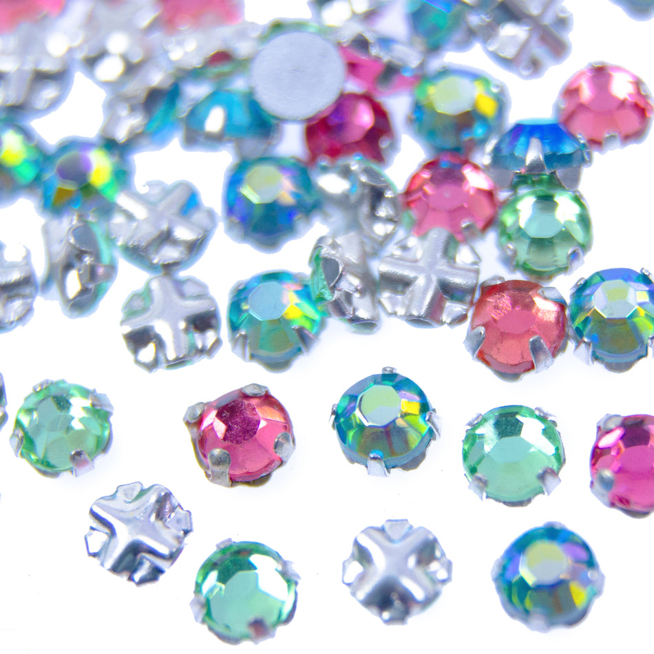 Rose Montees Sew-on Rhinestones - SS20 (48 Pack)