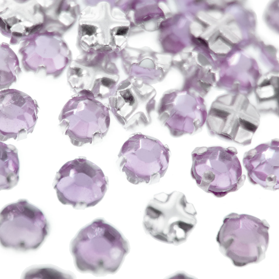 Rose Montees Sew-on Rhinestones - SS20 (48 Pack)
