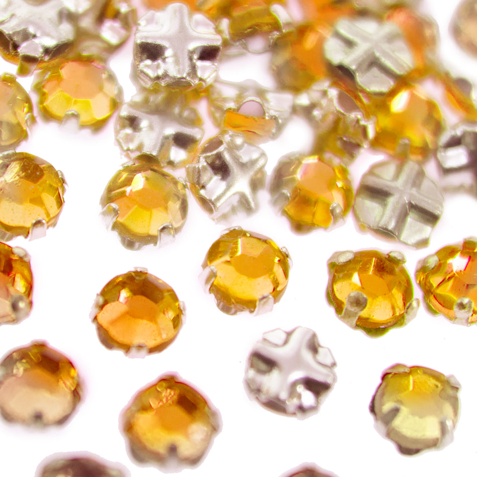 Rose Montees Sew-on Rhinestones - SS20 (48 Pack)