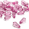 Briolette Faceted Teardrop Beads - Horizontal Drilled - 18x9mm (24 Pack)
