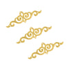 Royal Swirl Filigree Ornamental Metal Embellishments (3 Pack)