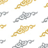 Royal Swirl Filigree Ornamental Metal Embellishments (3 Pack)
