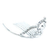 Mini Diamante Crown Tiara w Comb