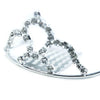 Mini Diamante Crown Tiara w Comb