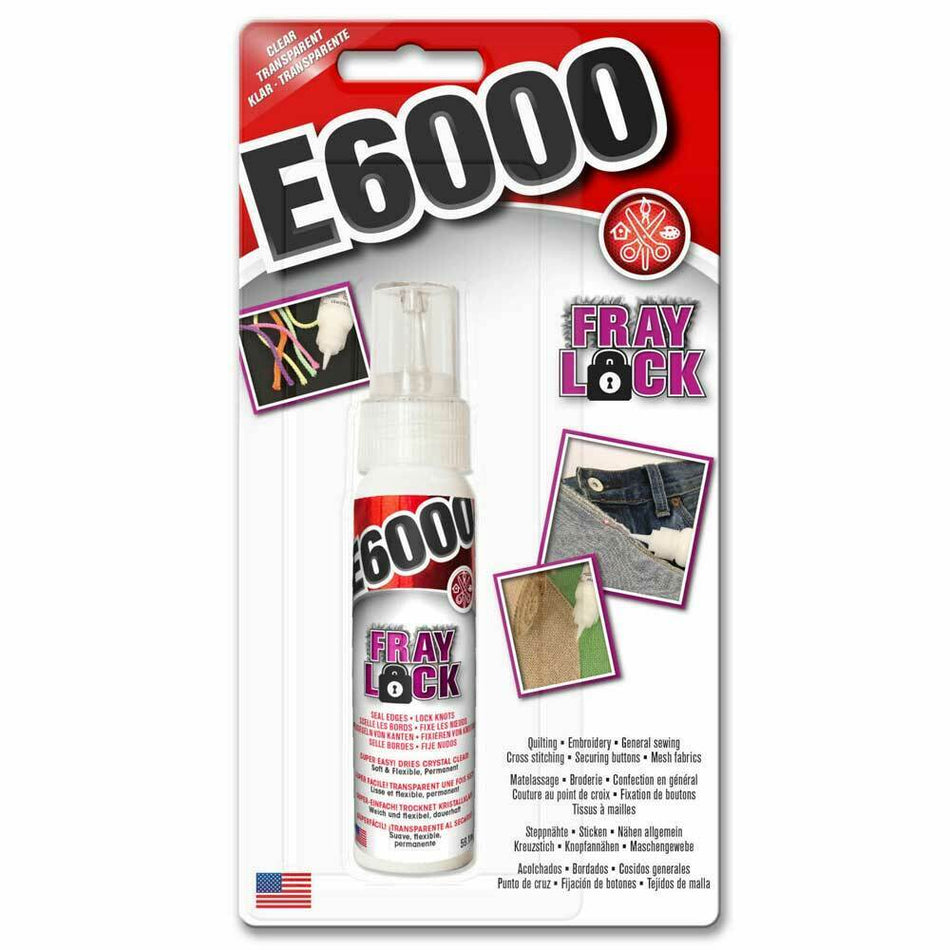 Glue E6000 - Fray Lock Adhesive