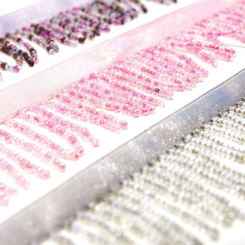 Multicoloured Seed Bead Tassels