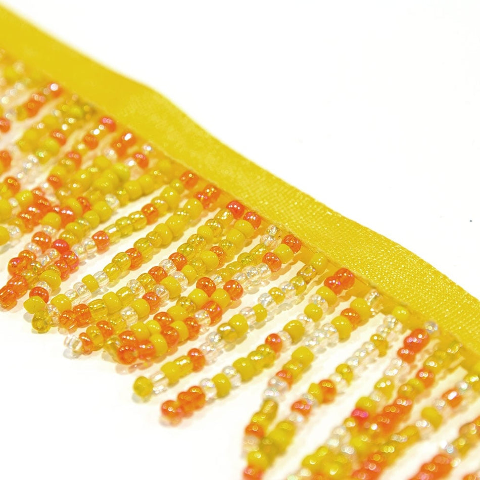 Multicoloured Seed Bead Tassels