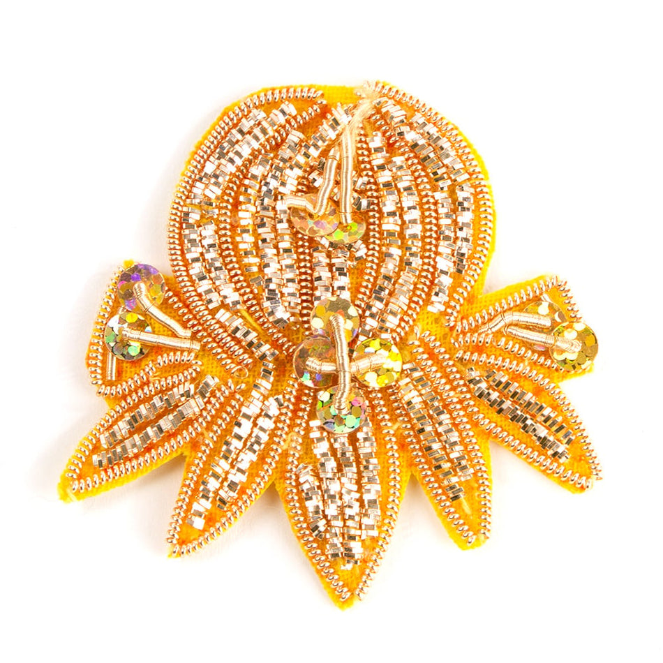 Coral Sequin & Coil Motif (3 Pack)