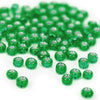 Silver-Lined Round Glass Seed Beads - 12/0 1.9mm