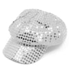 Quality Costume Hats - Sequin Baker Boy Style Cap/Hat