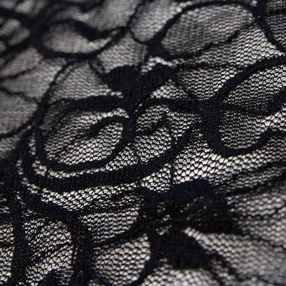 Floral Swirl Stretch Lace