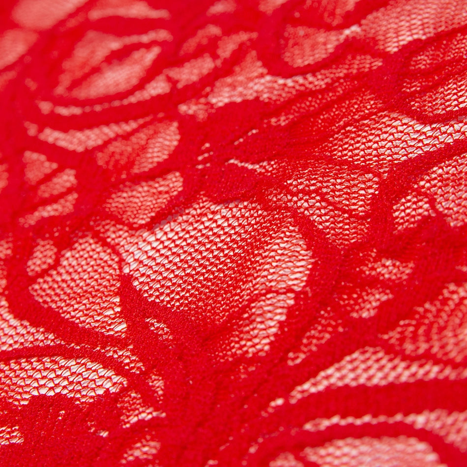 Floral Swirl Stretch Lace