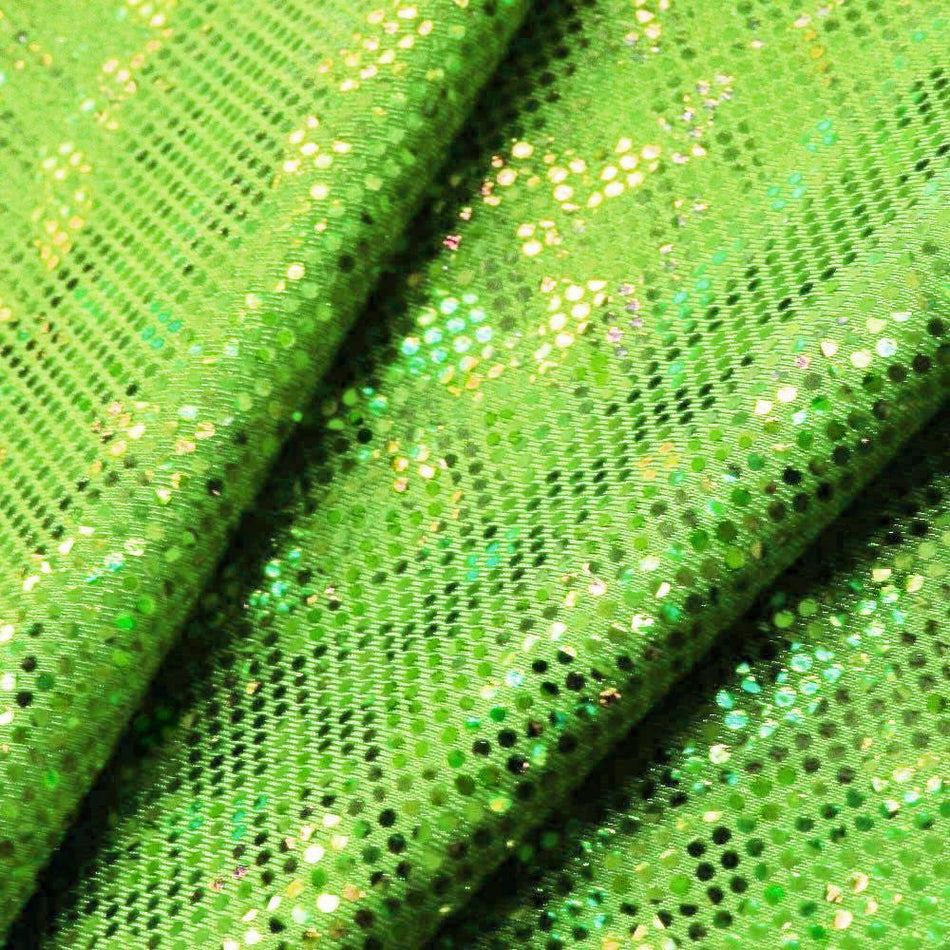 Shattered Glass Hologram Foil/Fog Finish Nylon Spandex