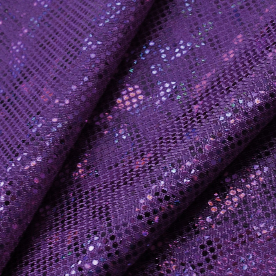 Shattered Glass Hologram Foil/Fog Finish Nylon Spandex