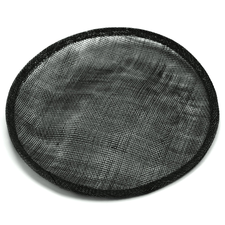 Slanted Small Hat Sinamay Saucer Disc Base