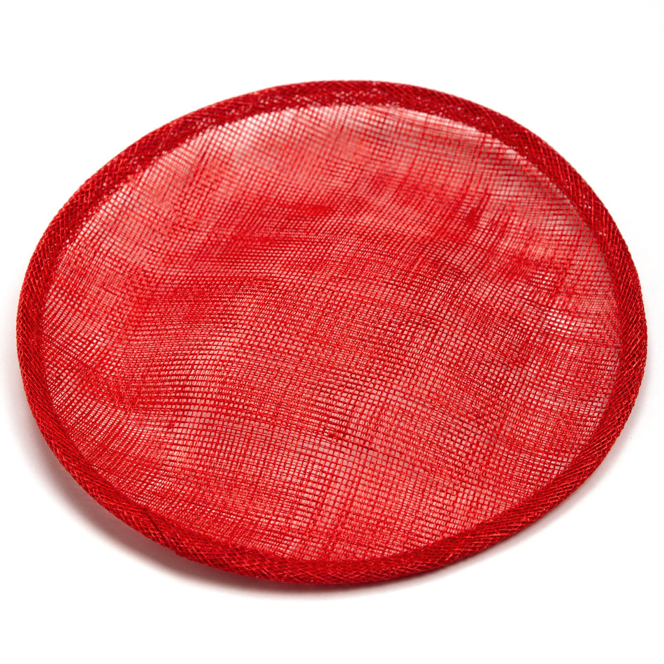 Slanted Small Hat Sinamay Saucer Disc Base