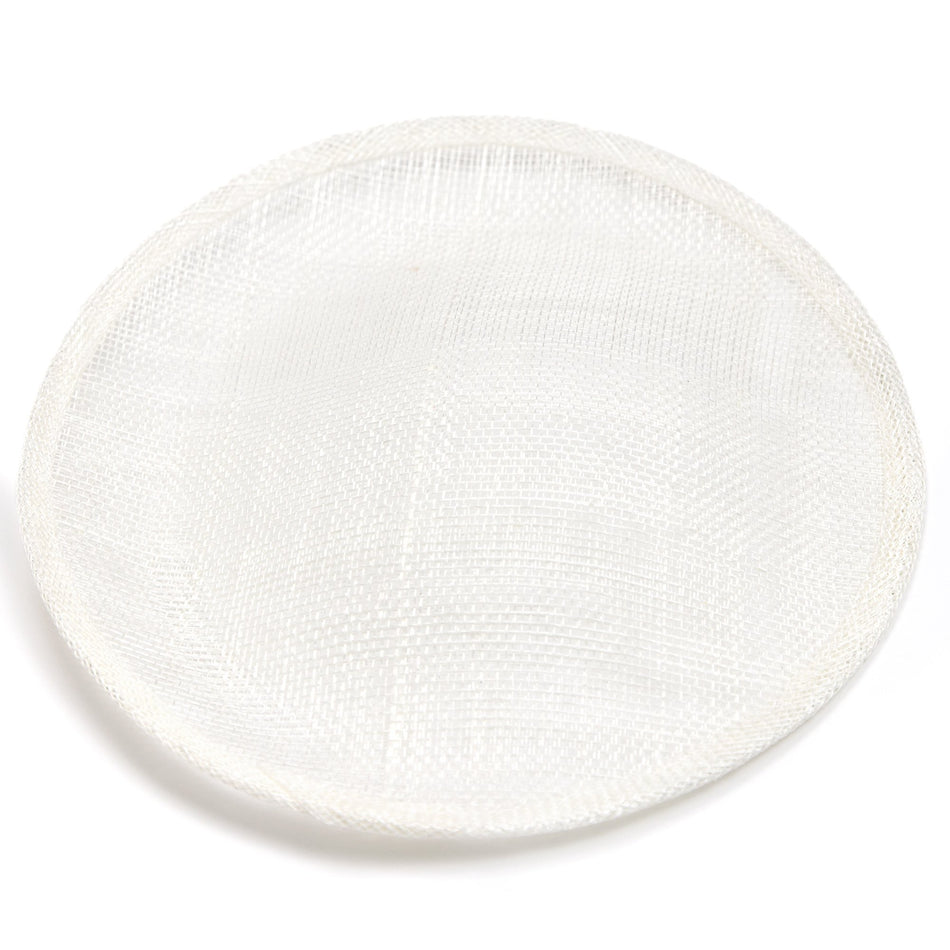 Slanted Small Hat Sinamay Saucer Disc Base