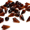 Diamond Faceted Teardrop Beads - Horizontal Drilled - 18x9mm (24 Pack)