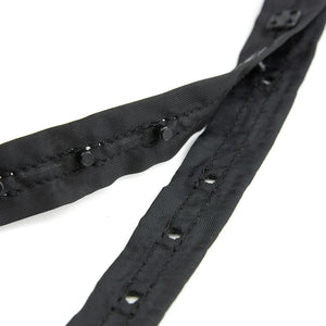 Snap Fastener Tape w Square Press Studs - 15mm