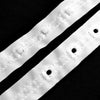 Snap Fastener Tape w Square Press Studs - 15mm