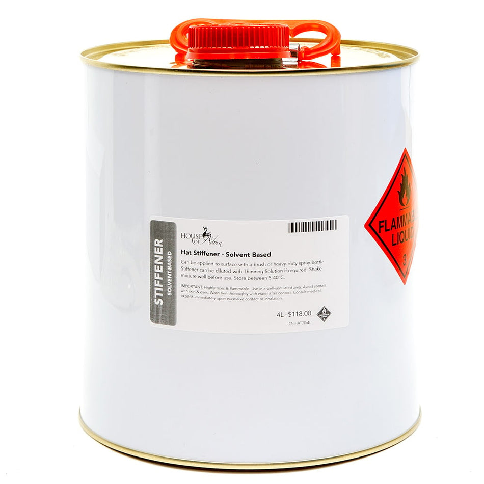 Solvent-based Hat Stiffener