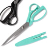 Fabric Steel Blade Scissors w Case