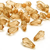 Briolette Faceted Teardrop Beads - Horizontal Drilled - 18x9mm (24 Pack)