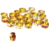Swarovski Crystal Rondelle Rhinestone Spacer Bead - 4mm (6 Pack)