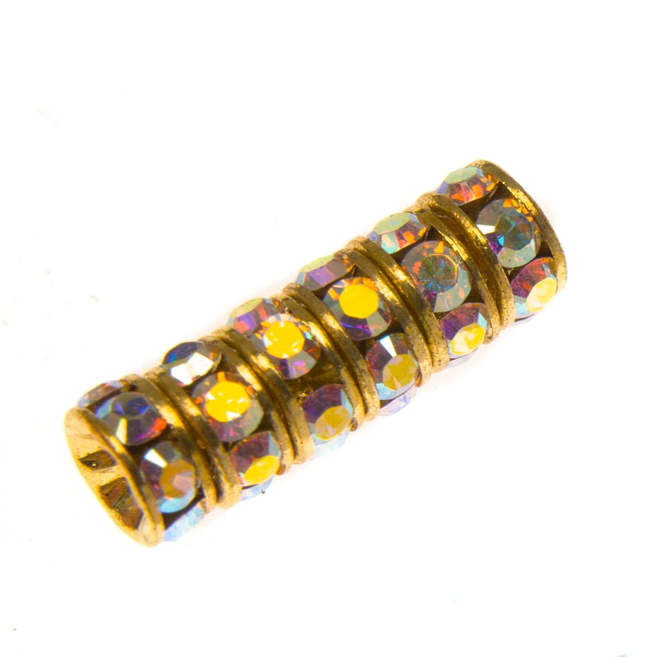Swarovski Crystal Rondelle Rhinestone Spacer Bead - 4mm (6 Pack)