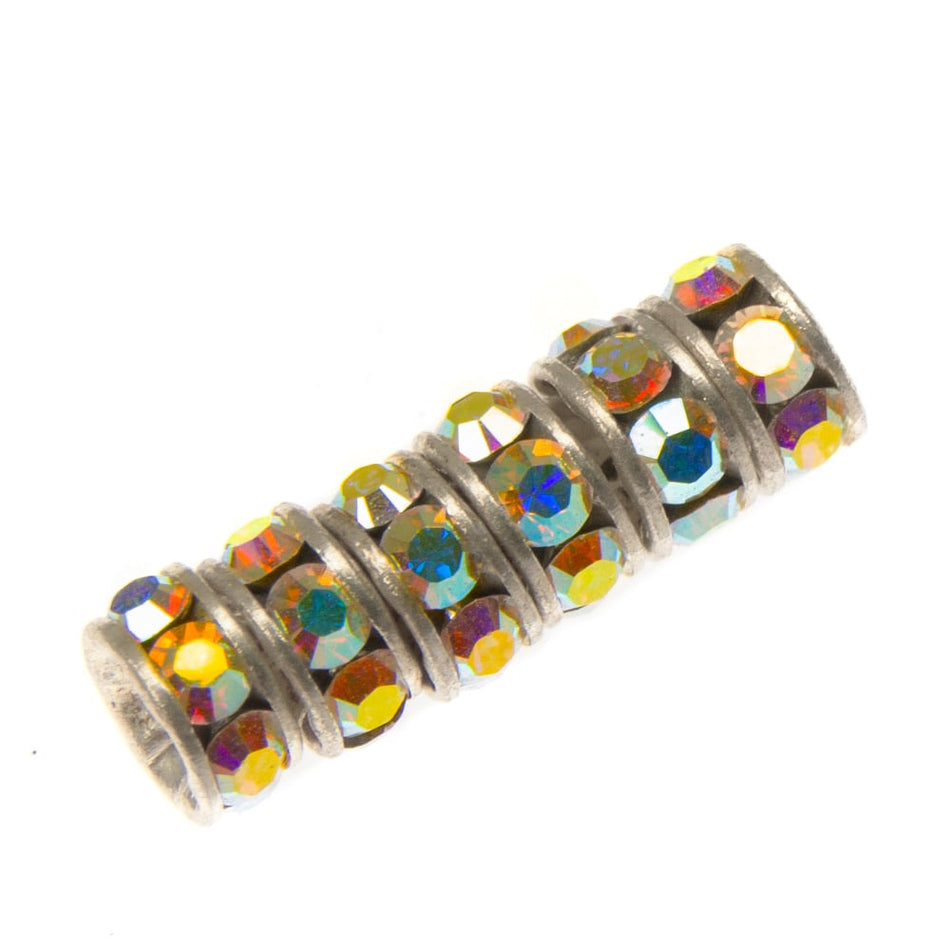 Swarovski Crystal Rondelle Rhinestone Spacer Bead - 4mm (6 Pack)