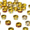 Swarovski Crystal Rondelle Rhinestone Spacer Bead - 4mm (6 Pack)