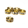 Swarovski Crystal Rondelle Rhinestone Spacer Bead - 6mm (6 Pack)