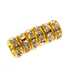 Swarovski Crystal Rondelle Rhinestone Spacer Bead - 8mm (6 Pack)