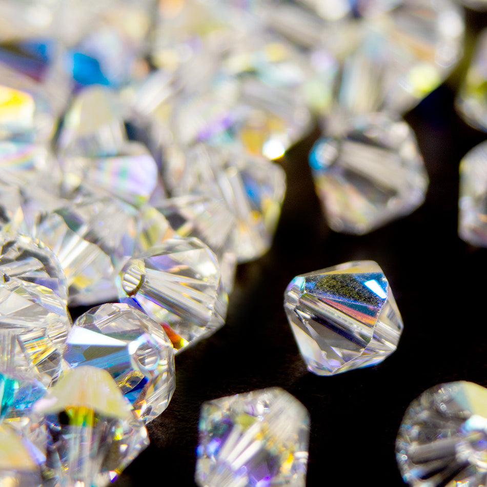 Swarovski Crystal Xilion Bicone Bead - 10mm (3 Pack)