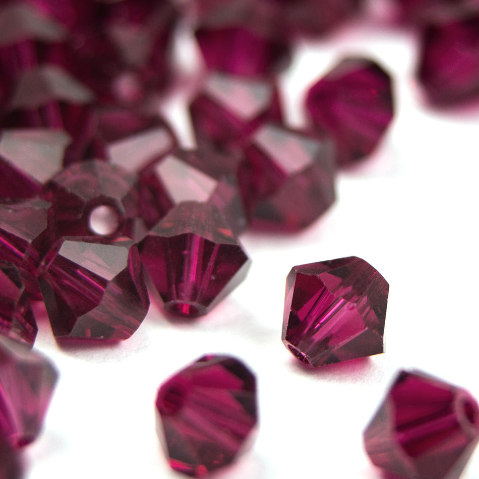 Swarovski Crystal Xilion Bicone Bead - 8mm (3 Pack)