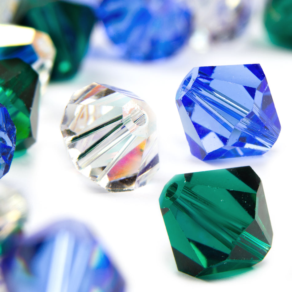 Swarovski Crystal Xilion Bicone Bead - 10mm (3 Pack)