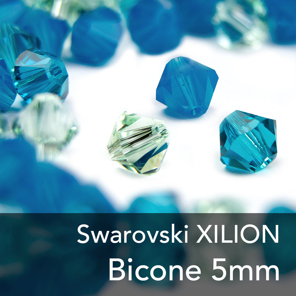 Swarovski Crystal Xilion Bicone Bead - 5mm (12 Pack)