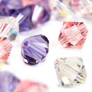 Swarovski Crystal Xilion Bicone Bead - 8mm (3 Pack)
