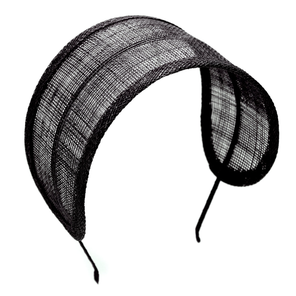Alice Headband - Sinamay Wrap 80mm