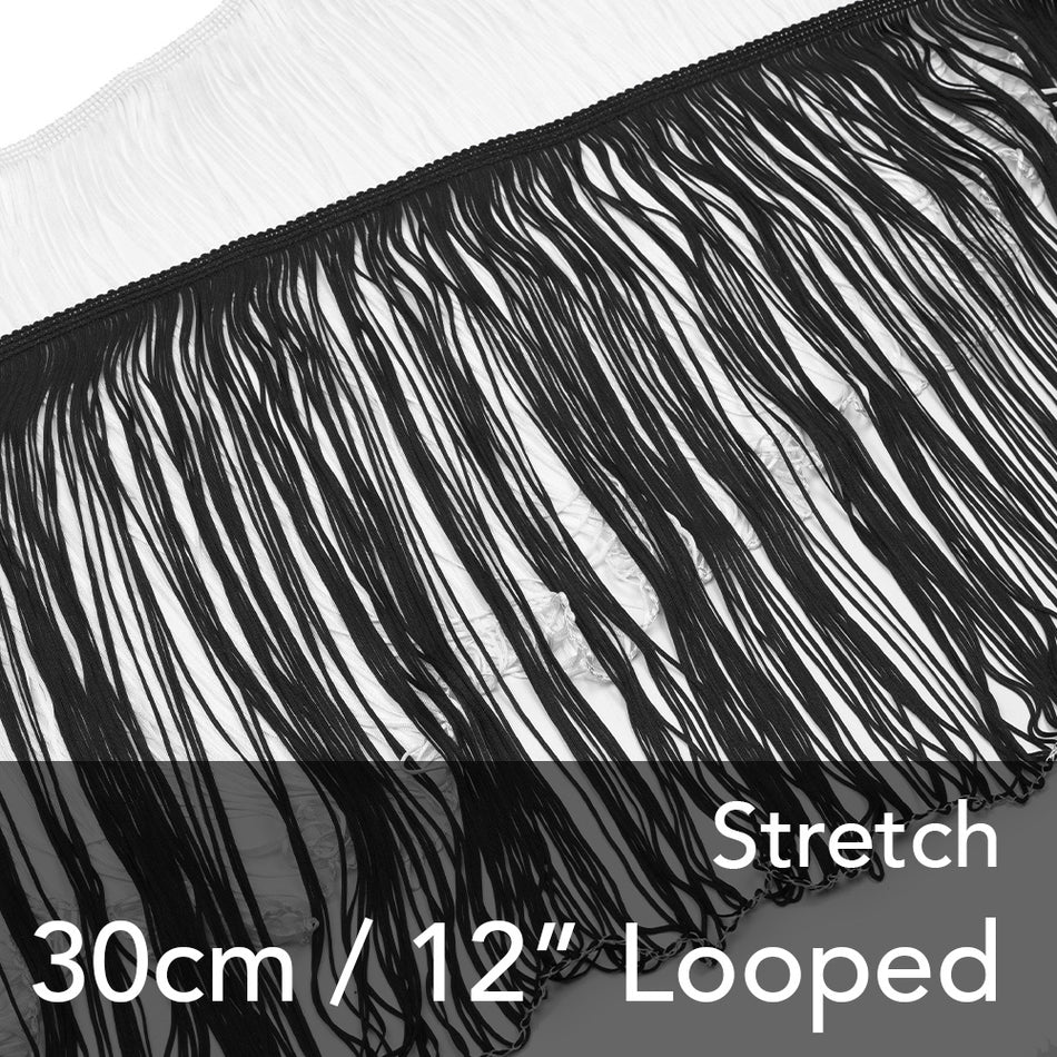 Stretch Looped Tassel Fringe - 30cm / 12"