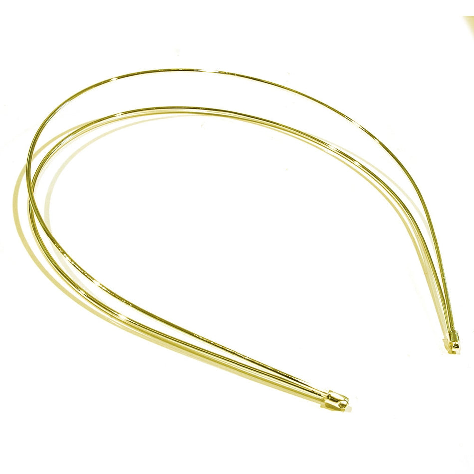 Double-Band Alice Headband - Wire - 1mm