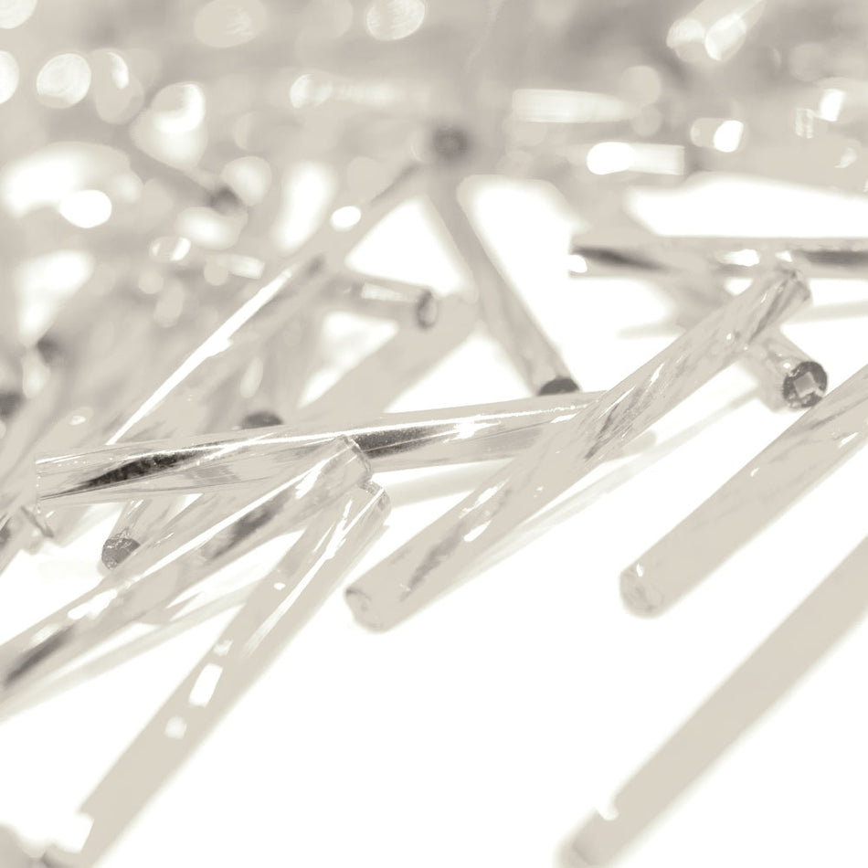 Twisted Preciosa Bugle Beads - 25mm