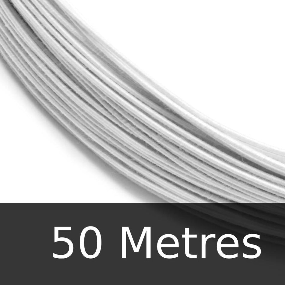 Cotton Covered Wire - 21 Gauge - Pliable